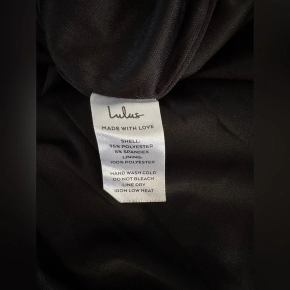 NWOT | Lulus | Sophisticated Poise Black Bow One-Shoulder Maxi Dress | Sz S - Picture 9 of 11